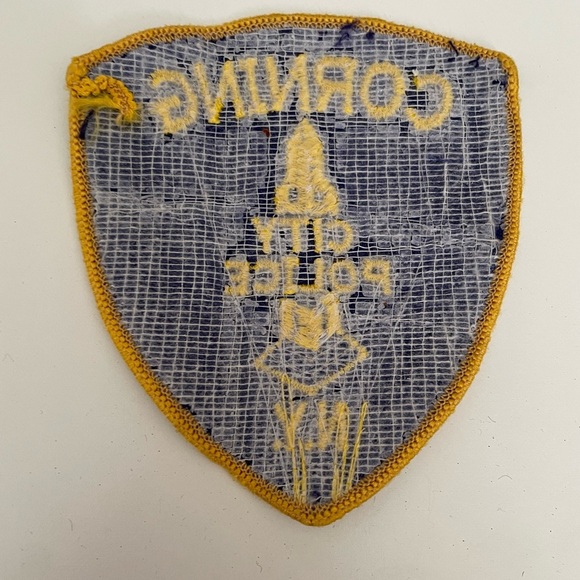 Corning NY City Police Patch Vintage - Picture 2 of 2